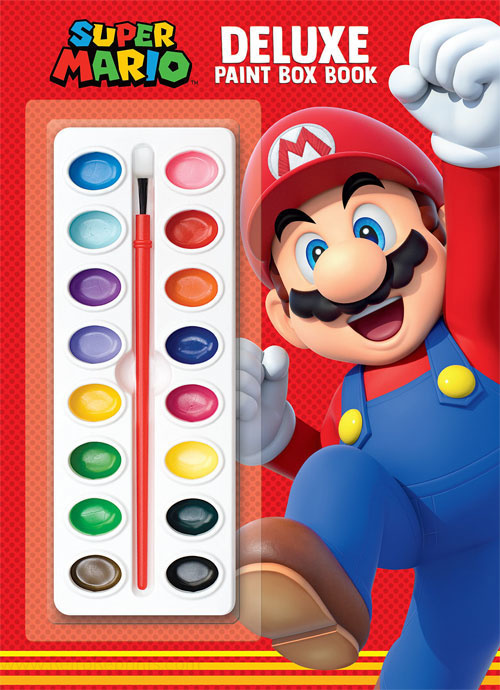 Super Mario Bros. Paint Box Book