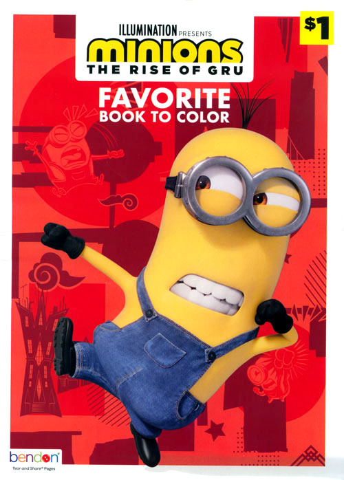 Minions: The Rise of Gru Coloring & Activity Book