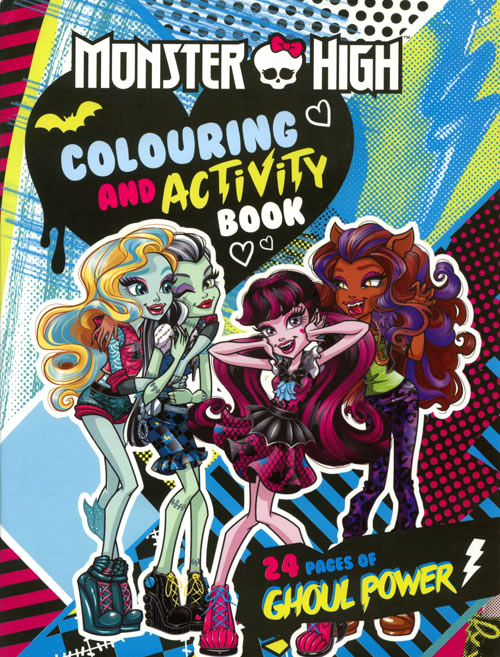 Monster High Coloring & Activity Book