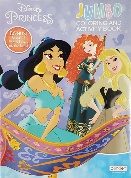 Princesses, Disney Coloring and Activity Book