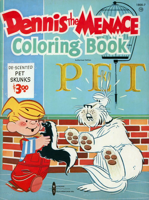 Dennis the Menace Coloring Book