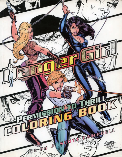 Danger Girl Coloring Book