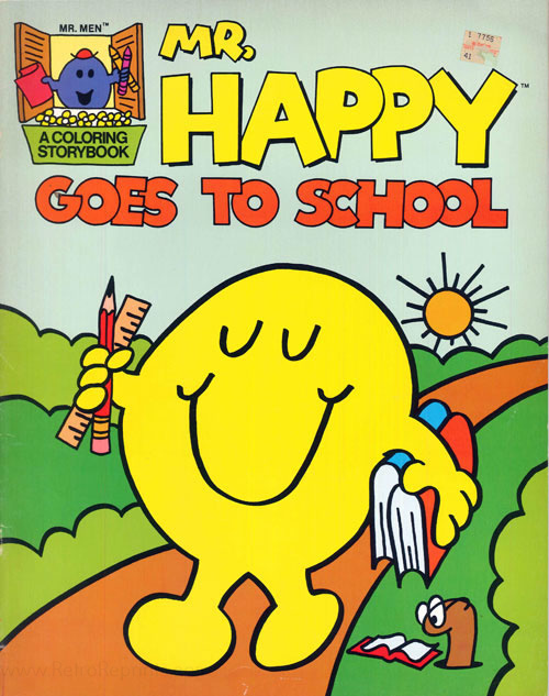 Mr. Men & Little Miss Mr. Happy Goes to School