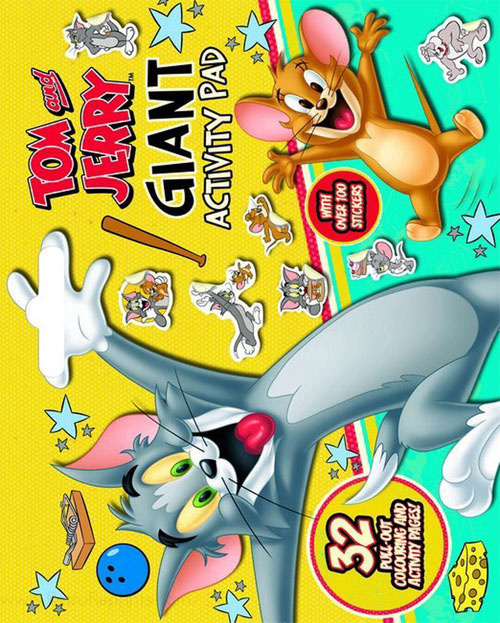 Tom & Jerry Cat & Mouse Games  Coloring Books at Retro Reprints