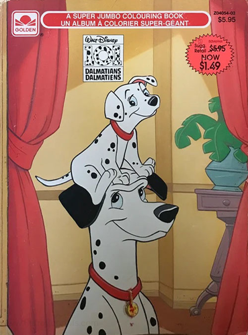 101 Dalmatians Coloring Book