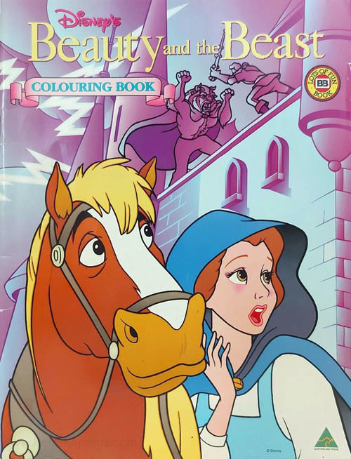 Beauty & the Beast Colouring Book