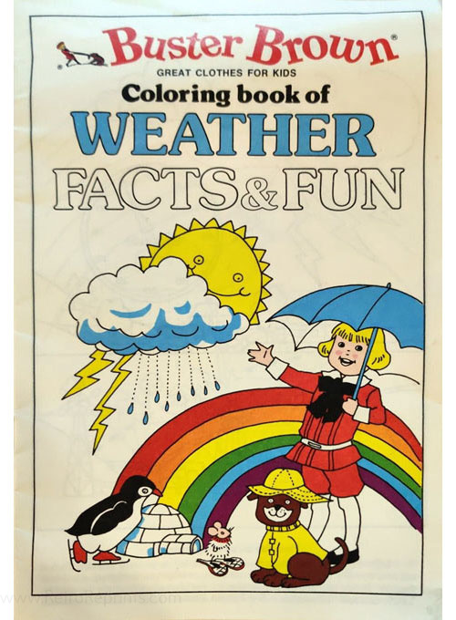 Commercial Characters Buster Brown Weather Facts & Fun