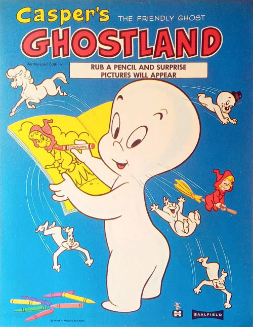 Casper & Friends Rub-A-Pencil Book