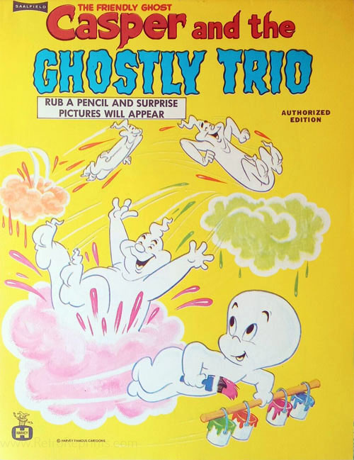 Casper & Friends Rub-A-Pencil Book