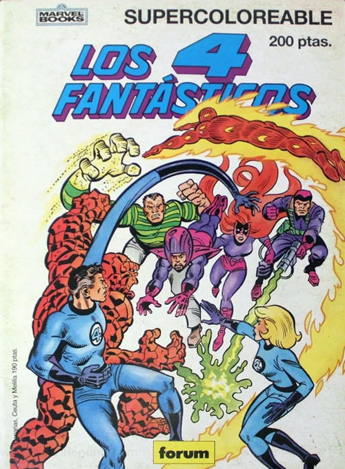 Fantastic Four Coloring Book