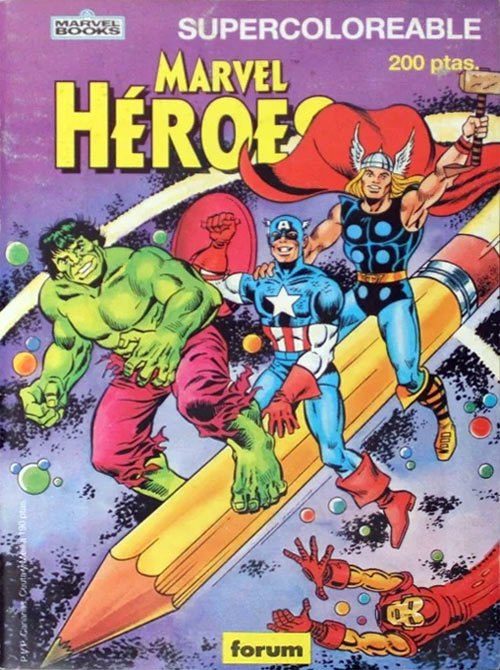 Marvel Super Heroes Coloring Book