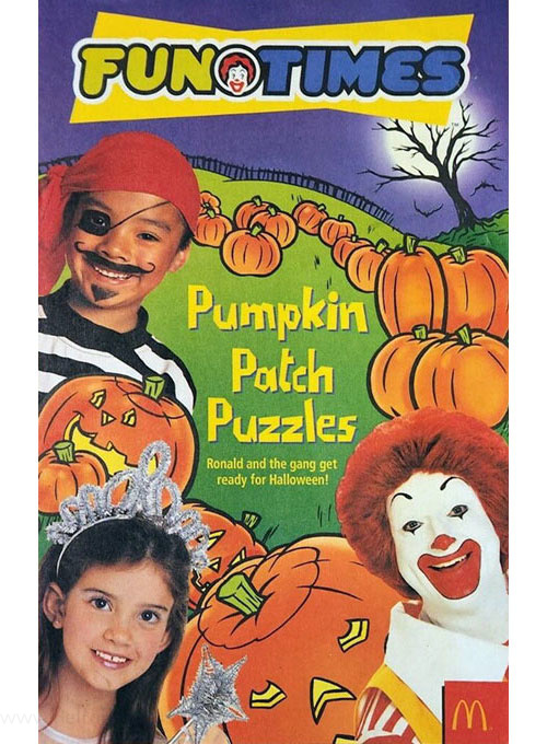 Ronald McDonald Pumpkin Patch Puzzles