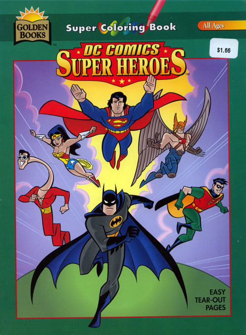 DC Super Heroes Coloring Book