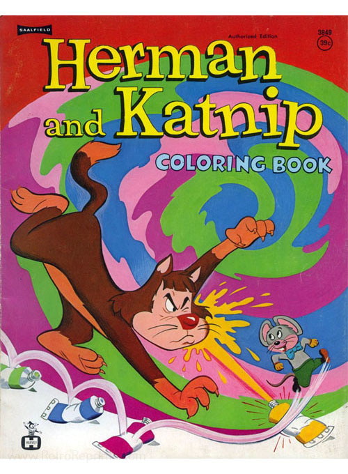 Herman and Katnip Coloring Book