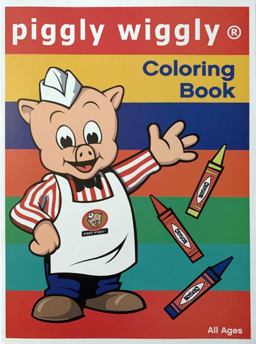 Commercial Characters Piggly Wiggly Coloring Book