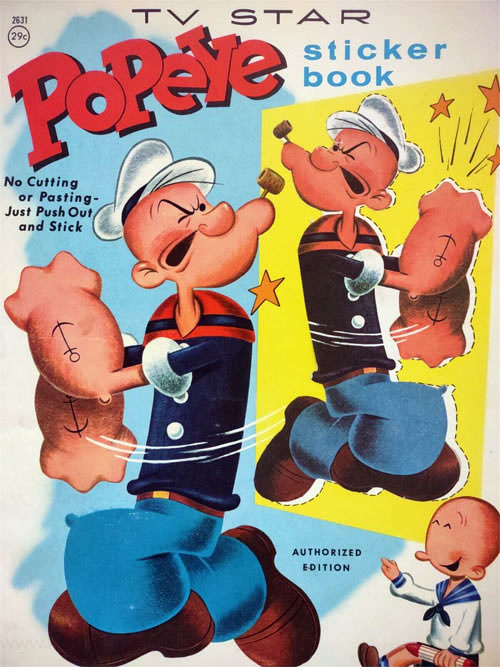 Popeye the Sailor Man Sticker Fun