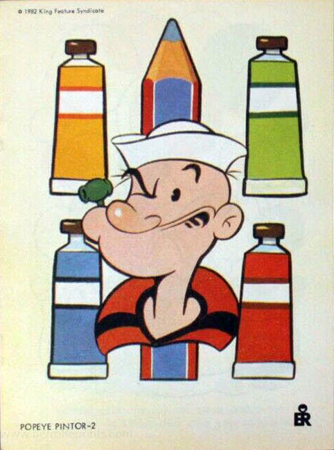 Popeye the Sailor Man Coloring Book