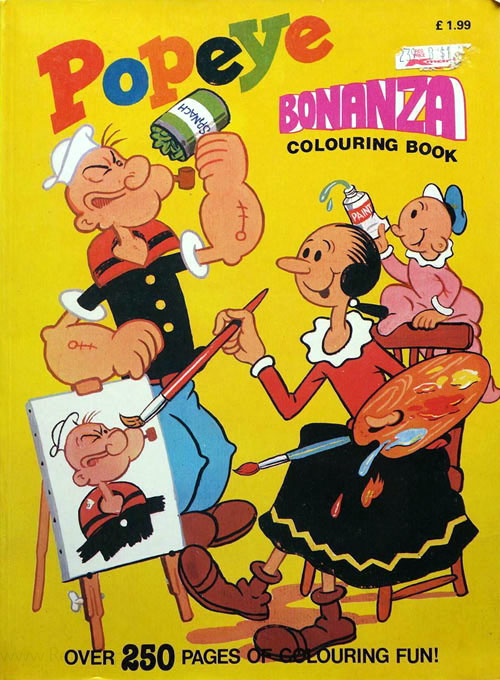 Popeye the Sailor Man Coloring Book