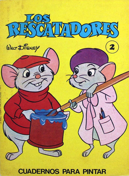 Rescuers, The Coloring Book