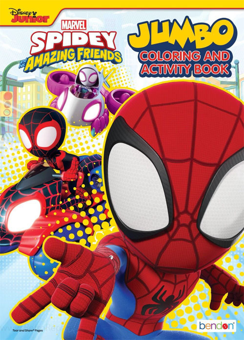 Spidey and His Amazing Friends Coloring and Activity Book | Coloring ...