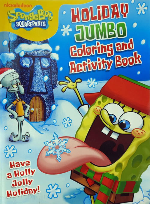 spongebob squarepants jumbo coloring & activity book