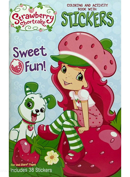 Strawberry Shortcake (5th Gen) Sweet Shortcake  Coloring Books at Retro  Reprints - The world's largest coloring book archive!