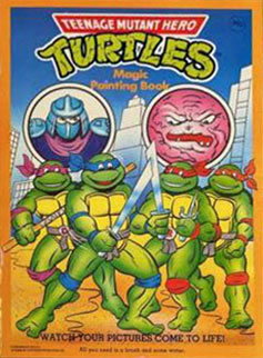 Teenage Mutant Ninja Turtles (classic) Magic Painting Book