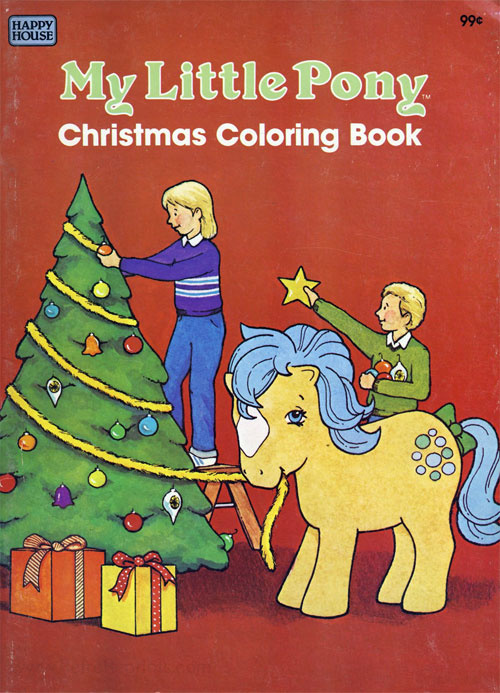 My Little Pony (G1) Christmas Coloring Book
