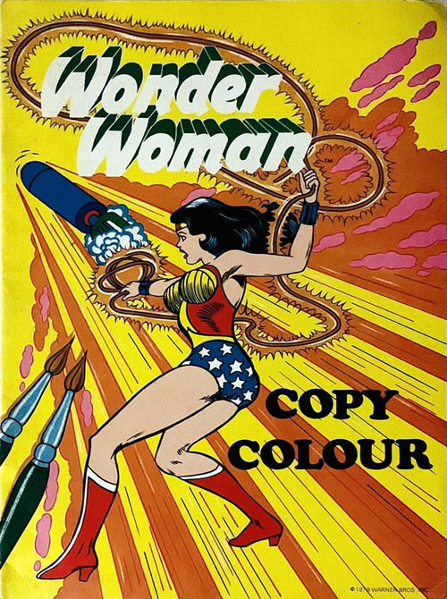 Wonder Woman Copy Colouring