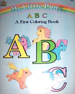 My Little Pony (G1) ABC - A First Coloring Book