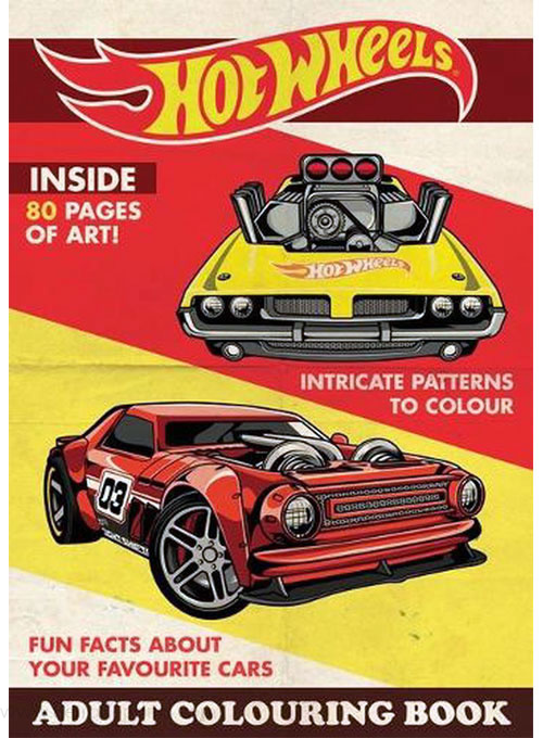 Hot Wheels Colouring Book