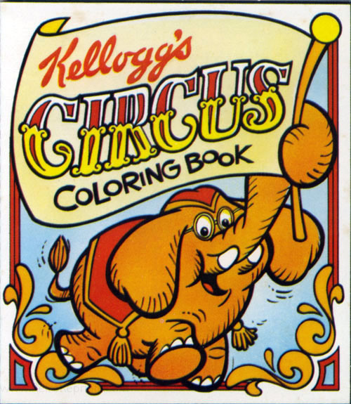 Commercial Characters Kellogg's Circus Coloring Book