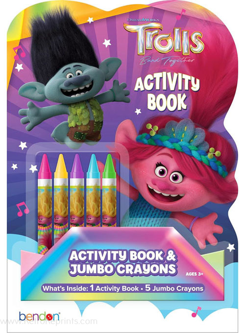 Trolls Band Together Activity Book
