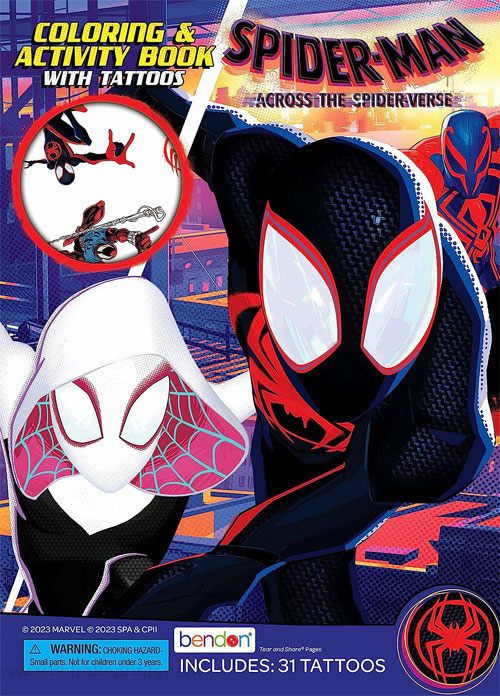 Spider-Man: Across the Spider-Verse Coloring and Activity Book