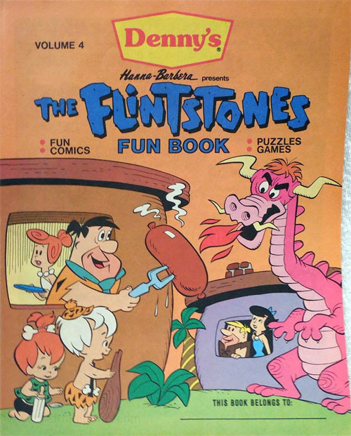 Flintstones, The Dennys Fun Book