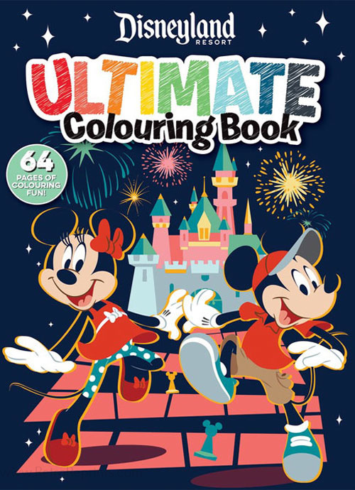 Walt Disney Theme Parks Colouring Book