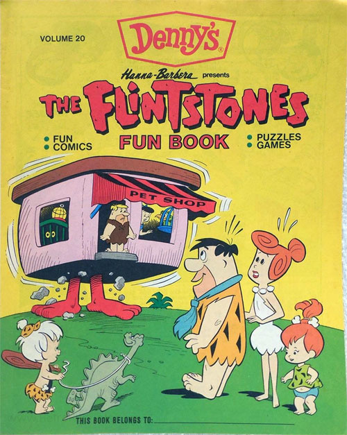 Flintstones, The Dennys Fun Book