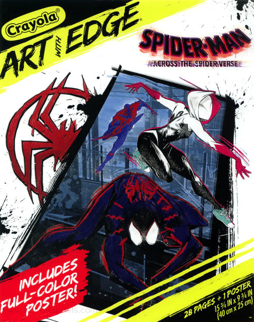 Spiderman Art With Edge, Adult Coloring Book, Crayola.com