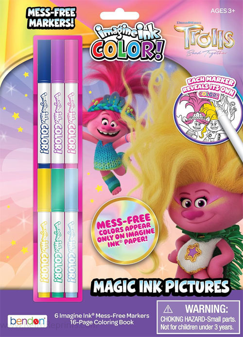 Trolls Band Together Coloring Book