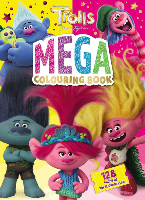 Trolls Band Together Colouring Book