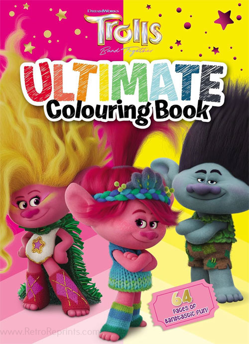 Trolls Band Together Colouring Book