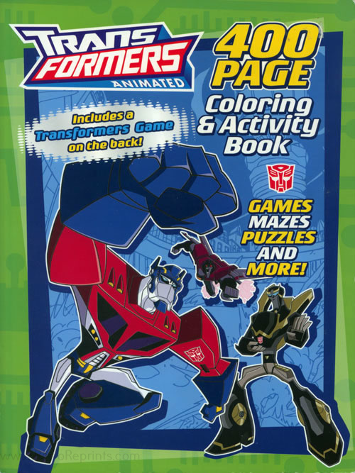 Transformers Animated Coloring and Activity Book