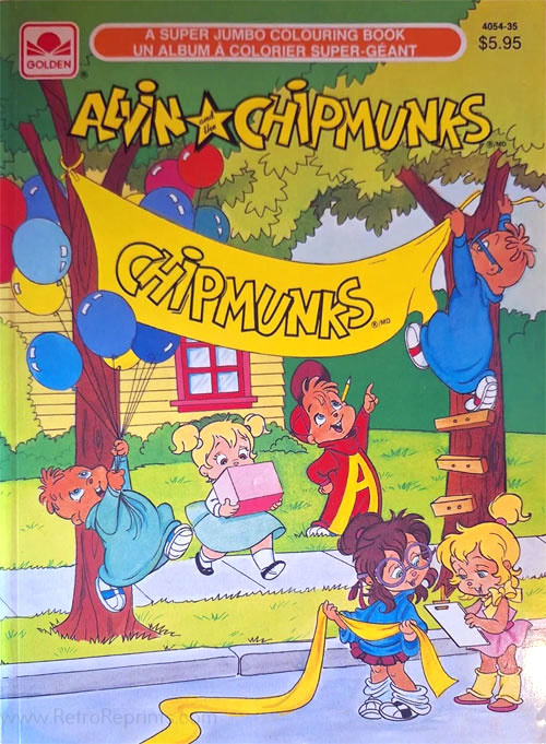 Alvin and the Chipmunks Coloring Book