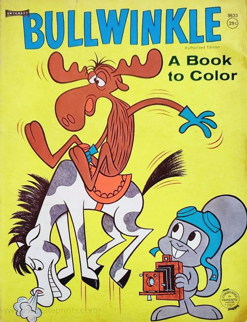 Rocky and Bullwinkle Coloring Book