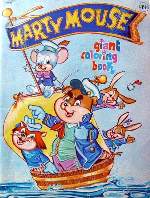 Marty Mouse Coloring Book