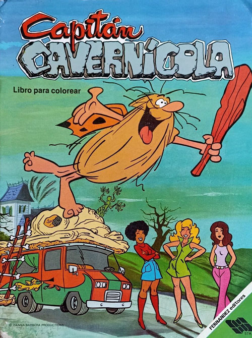 Captain Caveman & the Teen Angels Coloring Book