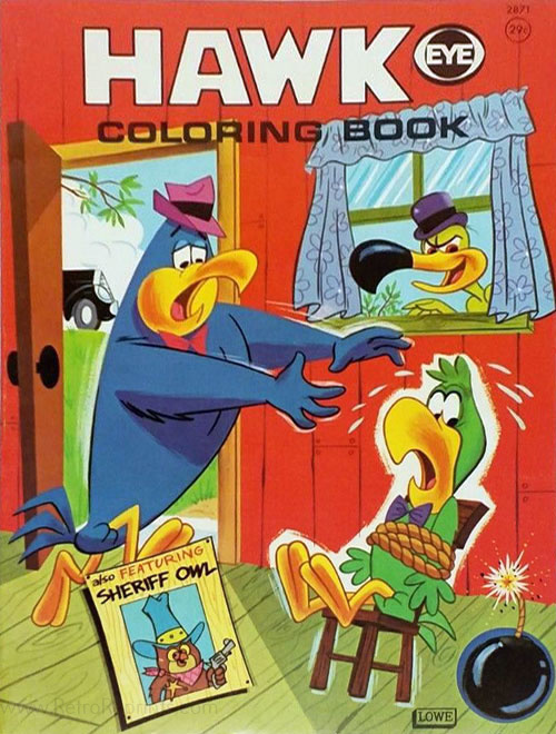 Hawk Eye Coloring Book