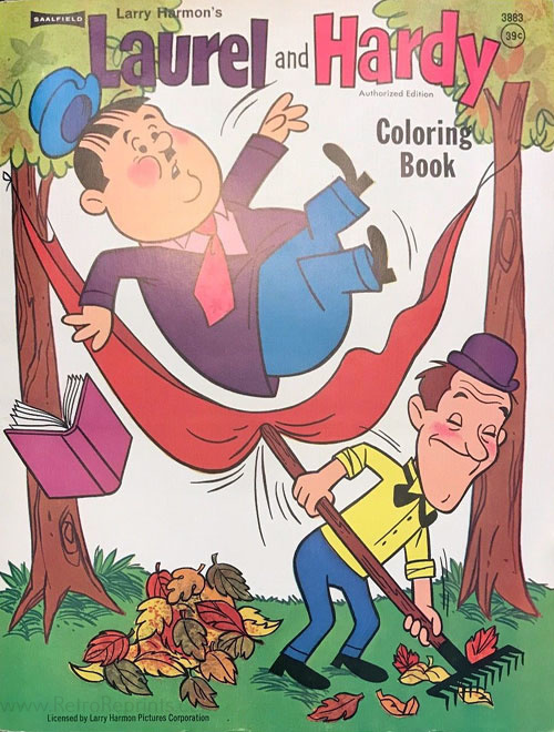 Laurel & Hardy Coloring Book