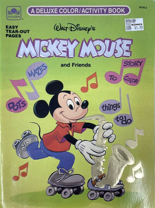 Mickey Mouse and Friends Coloring Book