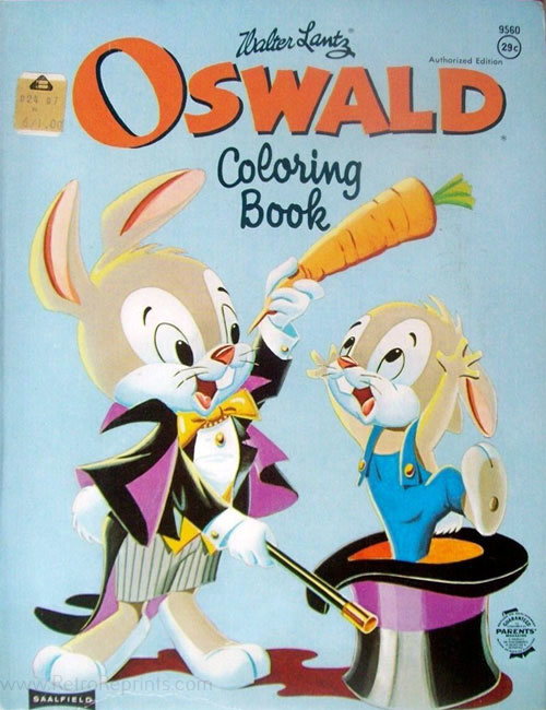 Oswald the Lucky Rabbit (Lantz) Coloring Book